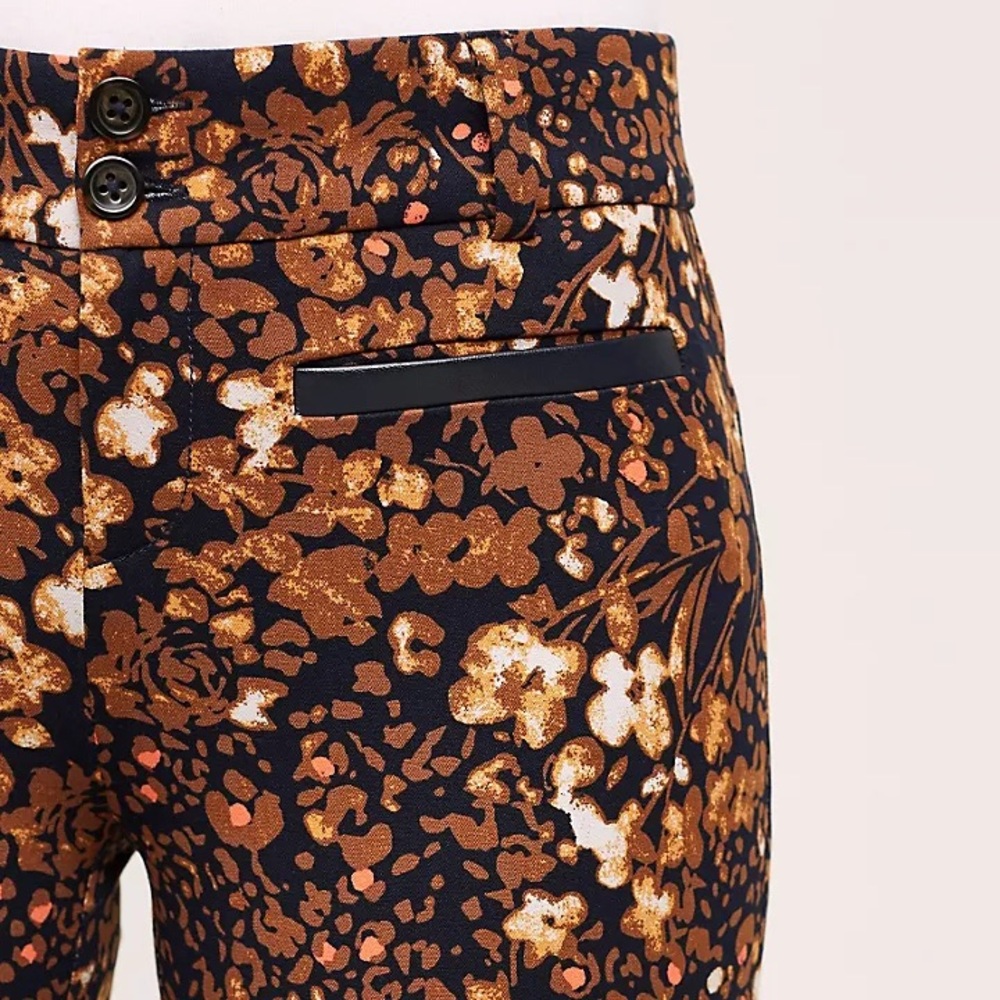 ANTHROPOLOGIE The Essential Slim floral pants